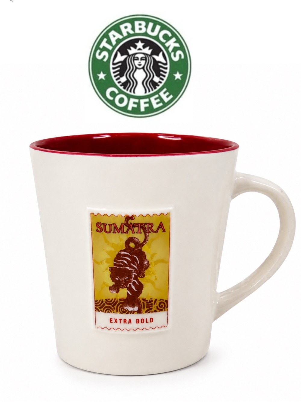 Starbucks 2006 Mug Sumatra Extra Bold Tiger Coffee Cup Barista Series Limited 16